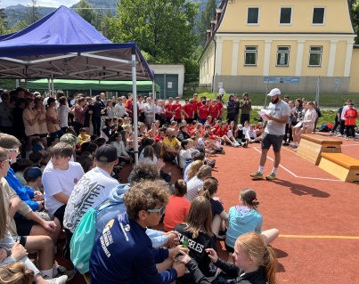Leichtathletik Bezirkswettbewerb an der Mittelschule Rottenmann